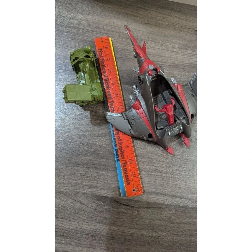 Vintage‎ Hasbro G.I. Joe 1990 Cobra Piranha Boat and 2002 Sand Razor Vehicle Lot